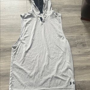 Under Armour Gray Sleeveless Hoodie